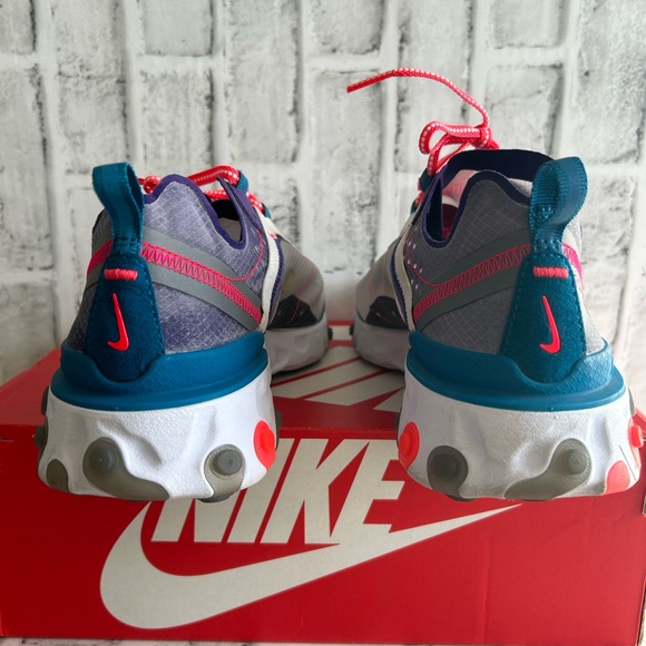 Nike React Element 87 Red Orbit CJ6897-061 Size 9 Men 10.5 Women - Picture 5 of 14